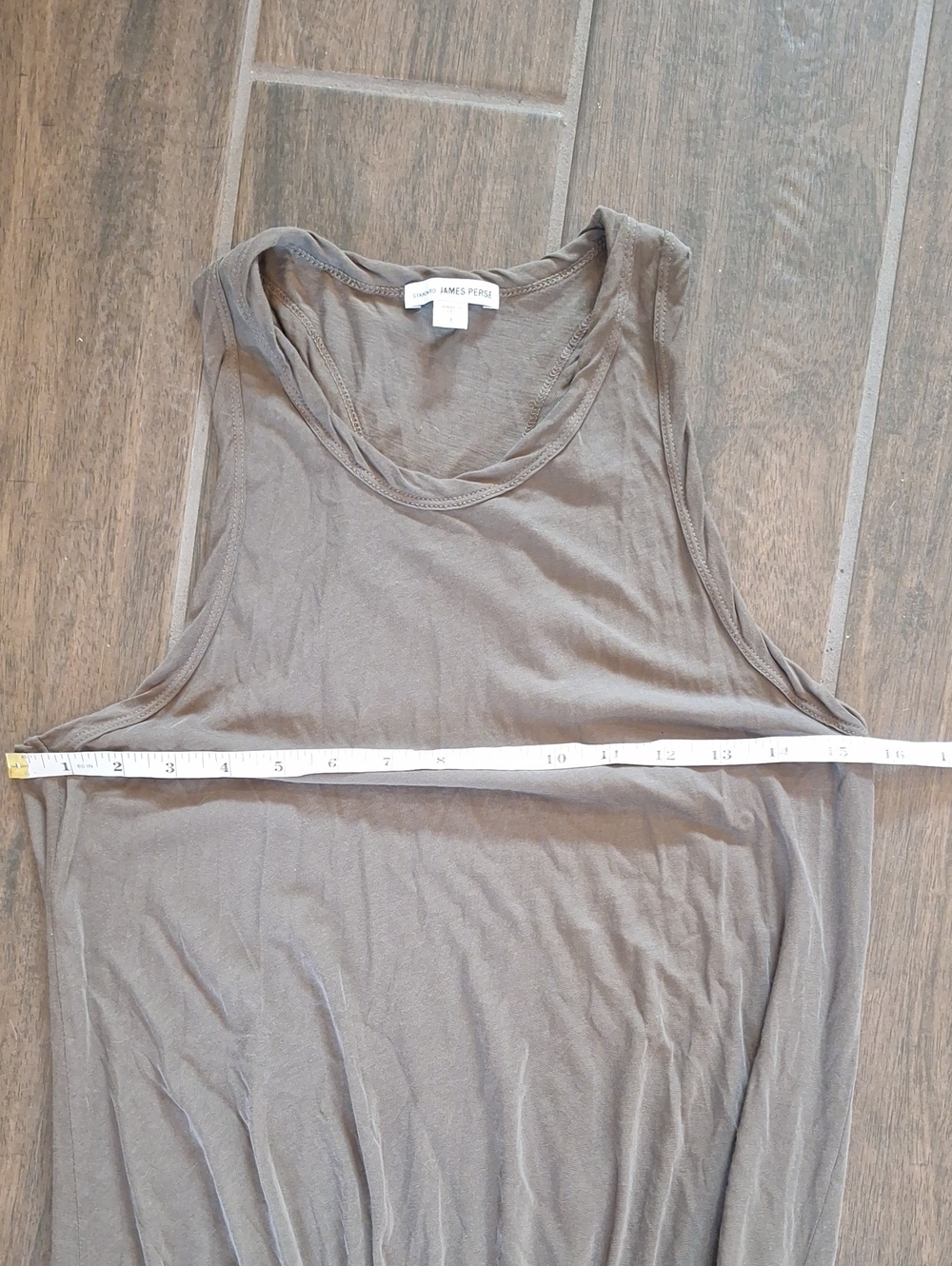 Standard James Perse Ruched Blouson Dress In Olive Green Size 1 / Small - Picture 10 of 12